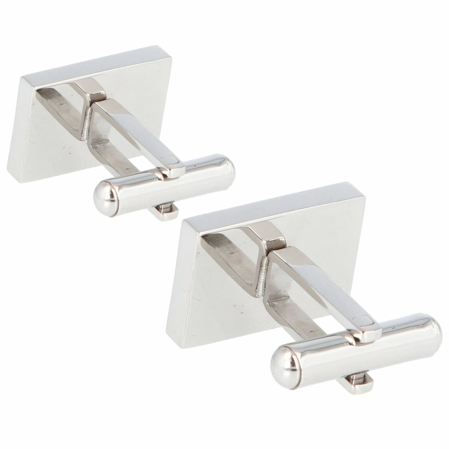 Hugo Boutons De Manchette E-Frame En Acier Inoxydable 1,8 Cm 4 Hugo Boutons De Manchette E-Frame En Acier Inoxydable 1,8 Cm – Image 2